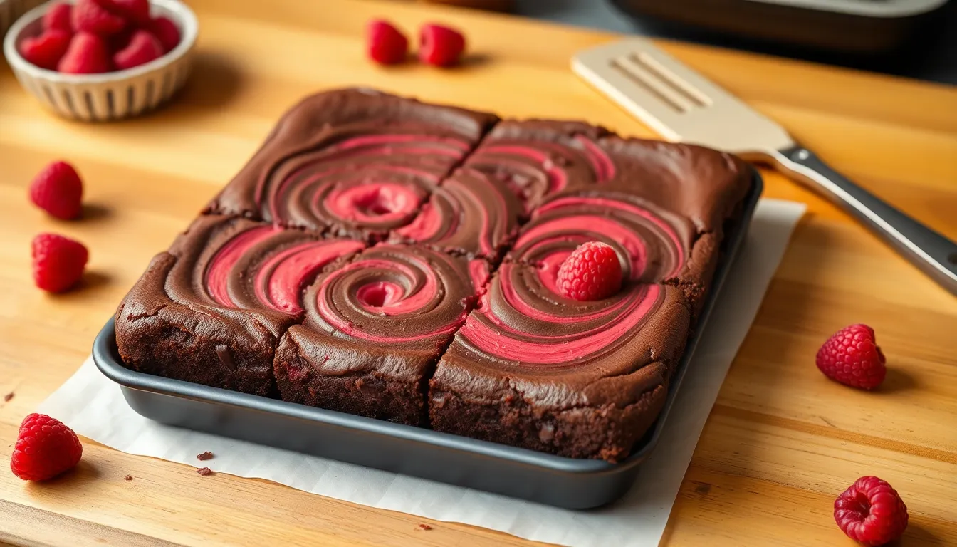 Easy Raspberry Chocolate Brownies Recipe - Fudgy & Irresistible 16 Easy Raspberry Chocolate Brownies Recipe - Fudgy & Irresistible 15