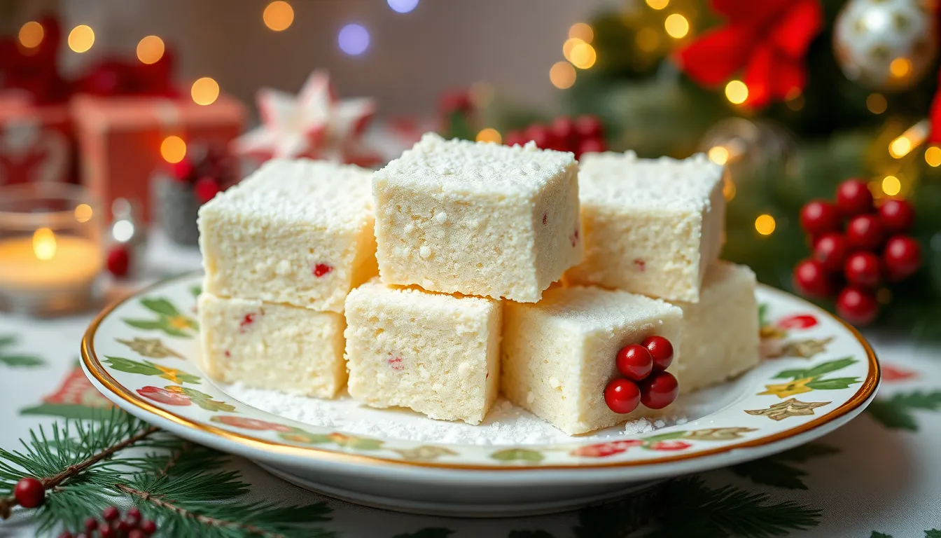 Easy White Christmas Recipe: No-Bake Australian Holiday Treat (5 Ingredients!) 16 Easy White Christmas Recipe: No-Bake Australian Holiday Treat (5 Ingredients!) 15