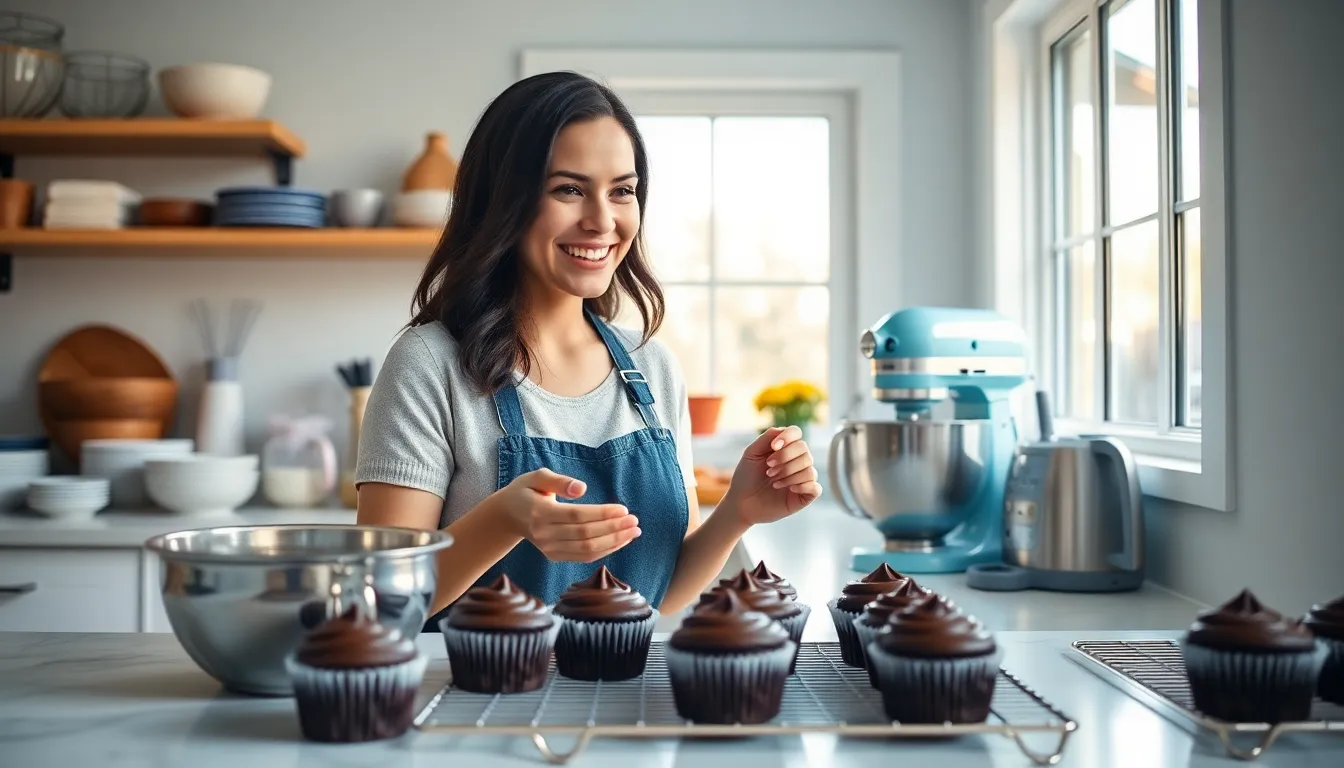 Small Batch Chocolate Cupcakes Recipe (Makes Just 6 Perfect Treats!) 18 Small Batch Chocolate Cupcakes Recipe (Makes Just 6 Perfect Treats!) 17