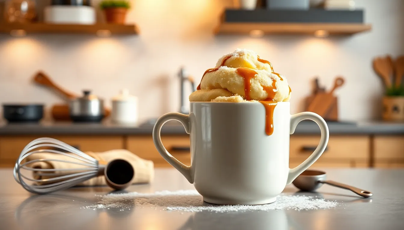 Easy 2-Minute Biscoff Mug Cake Recipe (Single Serving Dessert!) 1