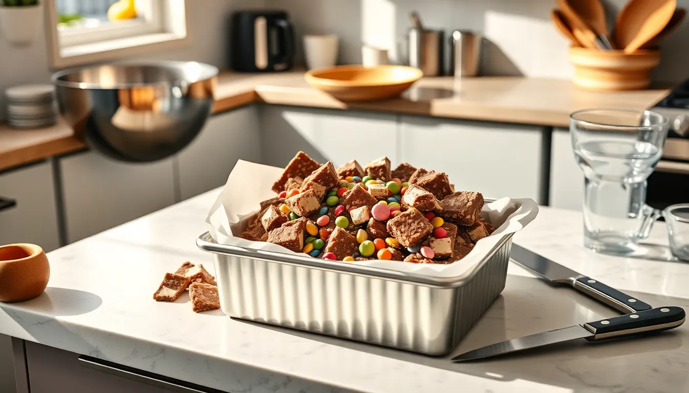 Easy Biscoff Rocky Road Recipe: No-Bake Dessert with Cookie Butter & Marshmallows 2 Easy Biscoff Rocky Road Recipe: No-Bake Dessert with Cookie Butter & Marshmallows 1