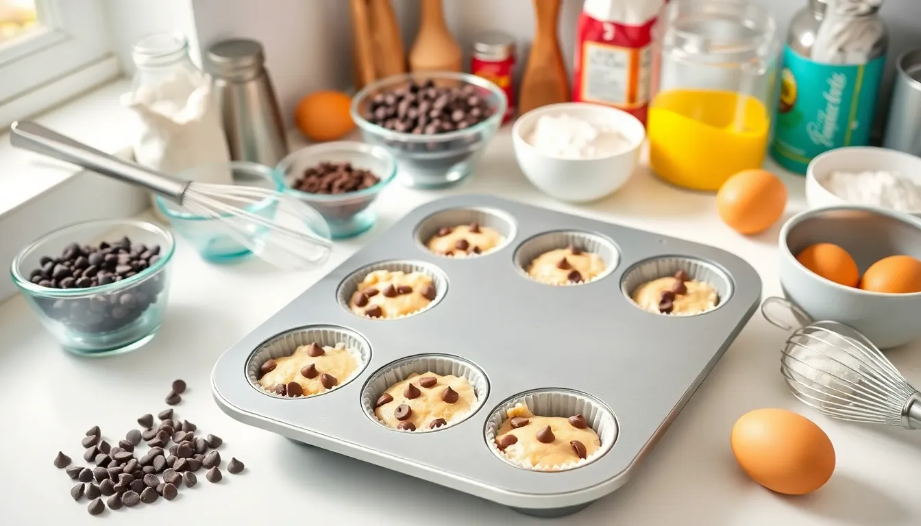 Perfect Chocolate Chip Muffins Recipe: Bakery-Style in 30 Minutes 2 Perfect Chocolate Chip Muffins Recipe: Bakery-Style in 30 Minutes 1