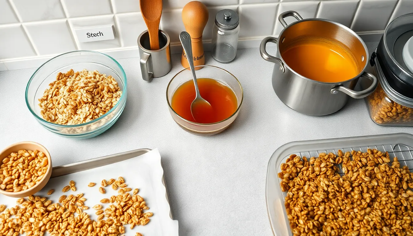 Easy Homemade Granola Recipe: 30-Minute Crunchy Breakfast in 6 Simple Steps 2 Easy Homemade Granola Recipe: 30-Minute Crunchy Breakfast in 6 Simple Steps 1