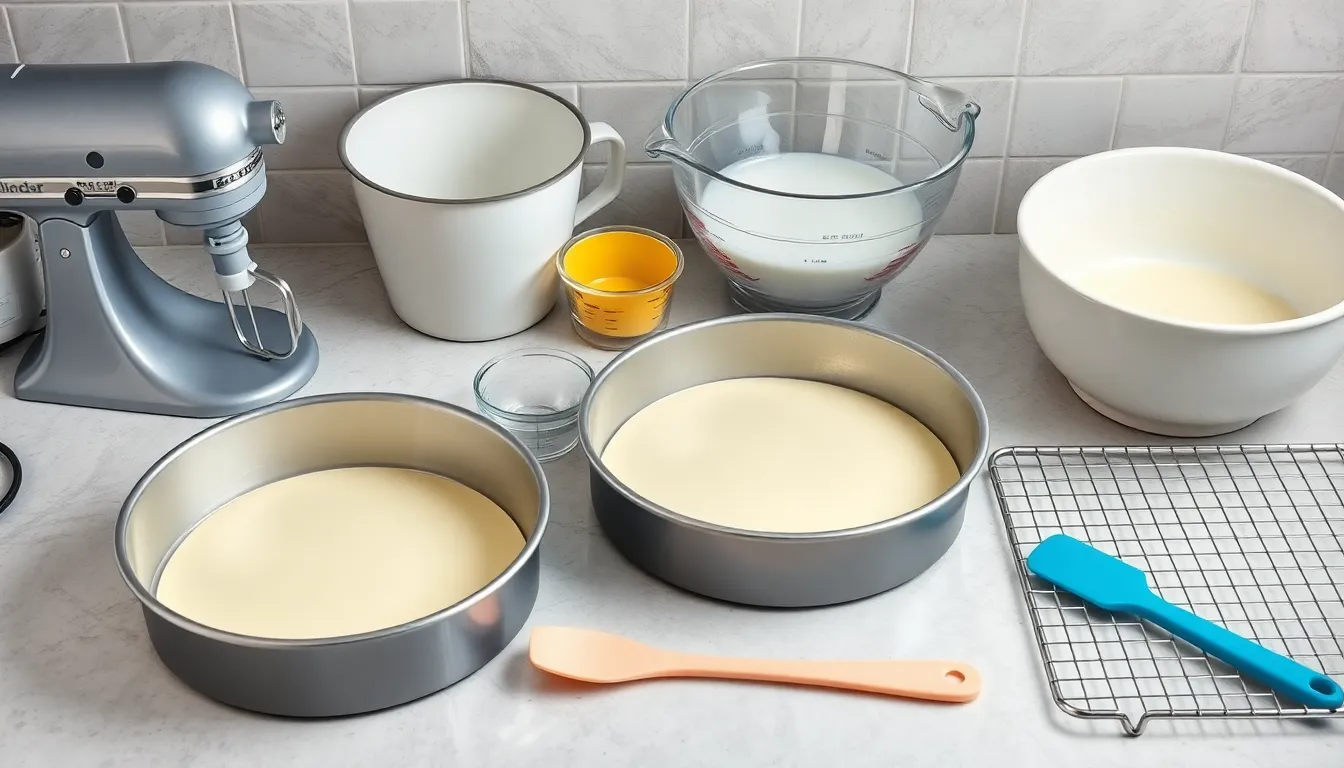 The BEST Easy Vanilla Cake Recipe (Moist & Fluffy Every Time!) 2 The BEST Easy Vanilla Cake Recipe (Moist & Fluffy Every Time!) 1
