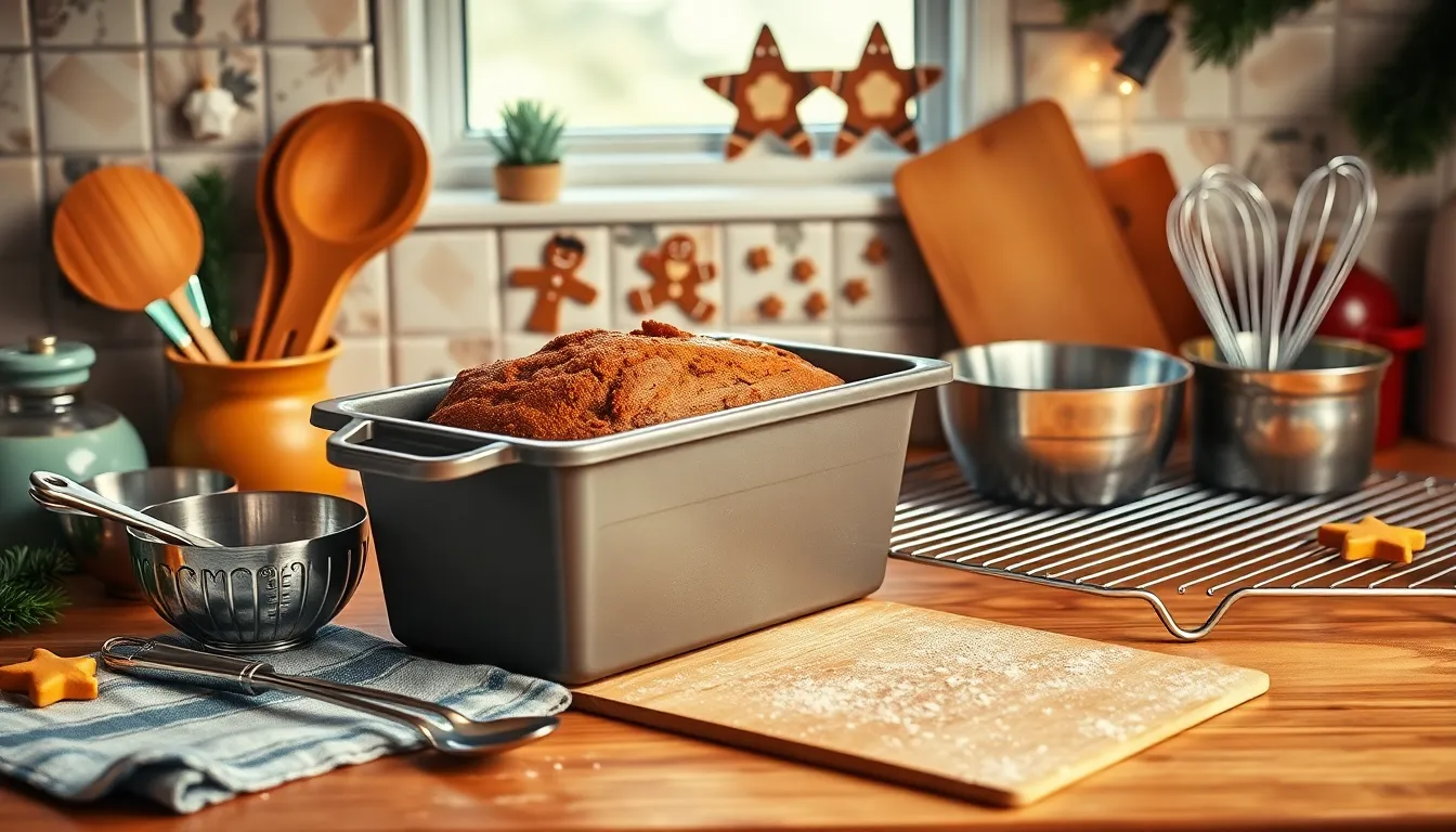 Easy Gingerbread Loaf Recipe: Moist, Spiced & Ready in 15 Minutes 2 Easy Gingerbread Loaf Recipe: Moist, Spiced & Ready in 15 Minutes 1
