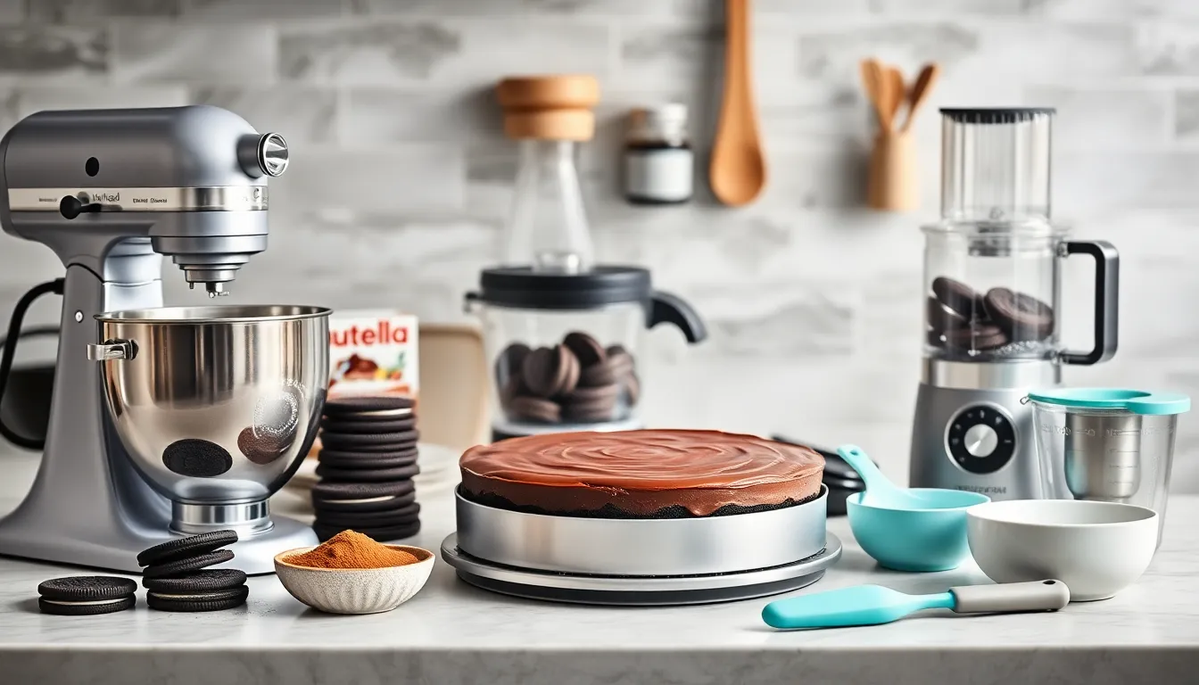 Ultimate Nutella Oreo Cheesecake Recipe (No-Bake & Make-Ahead Options!) 2 Ultimate Nutella Oreo Cheesecake Recipe (No-Bake & Make-Ahead Options!) 1