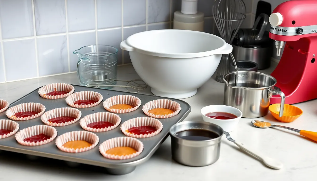 Easy Peanut Butter and Jelly Cups Recipe - No-Bake Bite-Sized PB&J Treats 2 Easy Peanut Butter and Jelly Cups Recipe - No-Bake Bite-Sized PB&J Treats 1
