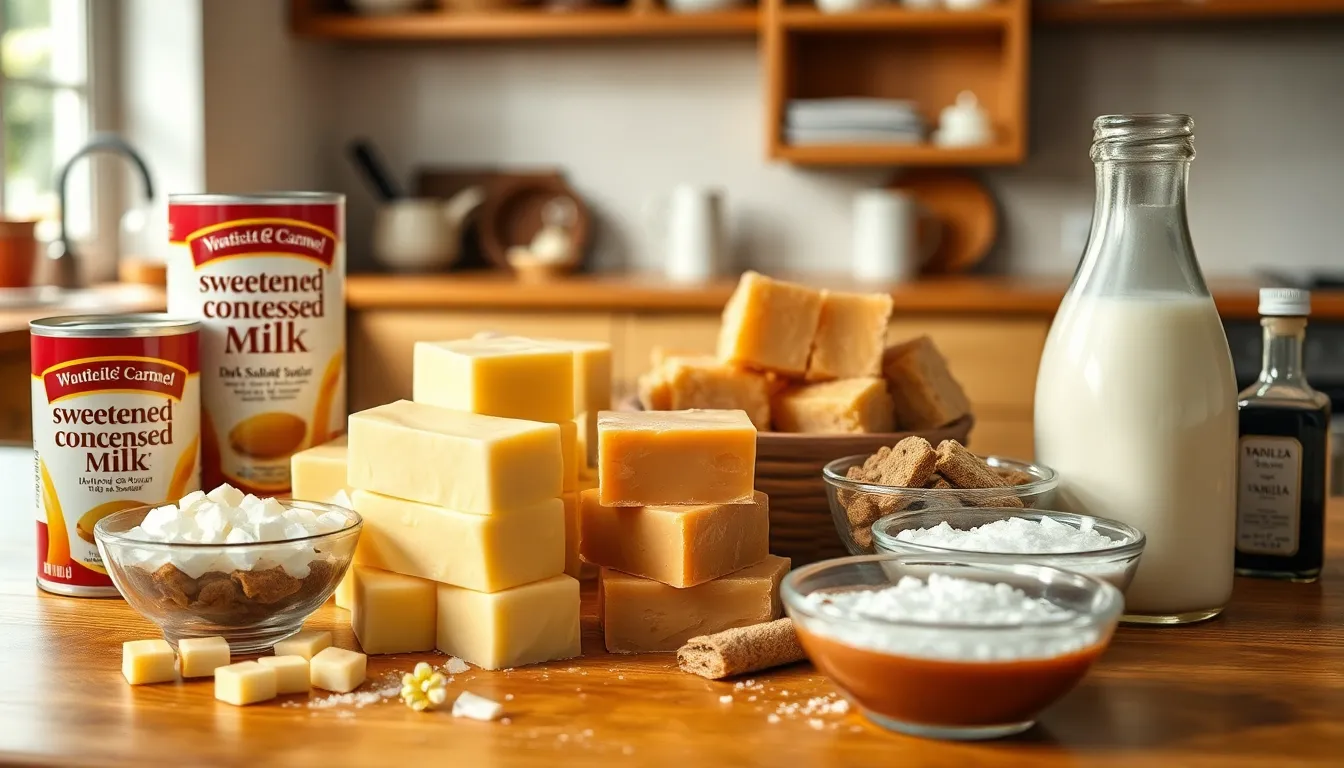 Easy Salted Caramel Fudge Recipe: Perfect Holiday Treats in 30 Minutes 2 Easy Salted Caramel Fudge Recipe: Perfect Holiday Treats in 30 Minutes 1