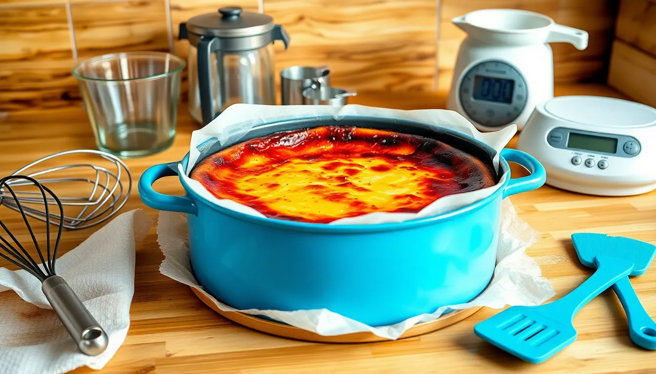 San Sebastian Cheesecake Recipe: Perfect Burnt Basque Cheesecake in 6 Easy Steps 2 San Sebastian Cheesecake Recipe: Perfect Burnt Basque Cheesecake in 6 Easy Steps 1