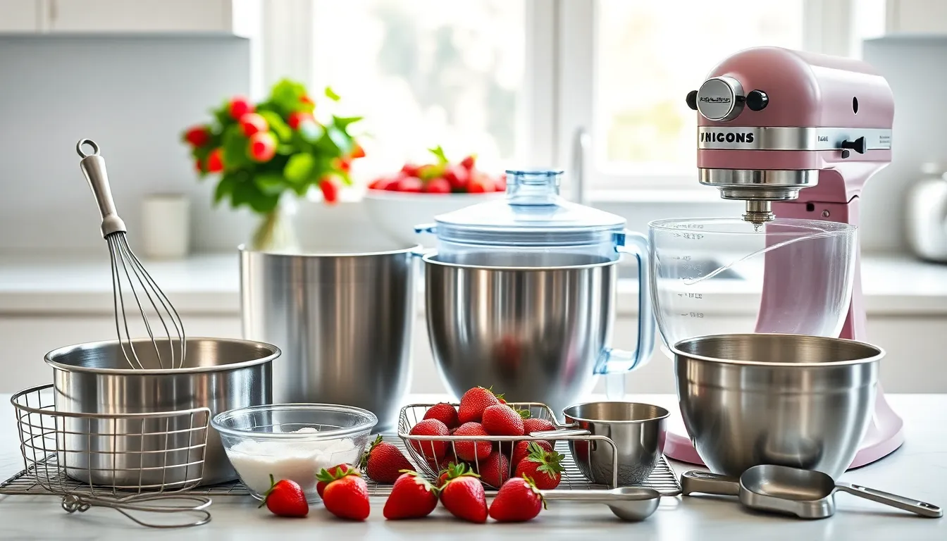 Easy Strawberry Angel Food Cake Recipe - Light, Fluffy & Perfectly Sweet 2 Easy Strawberry Angel Food Cake Recipe - Light, Fluffy & Perfectly Sweet 1