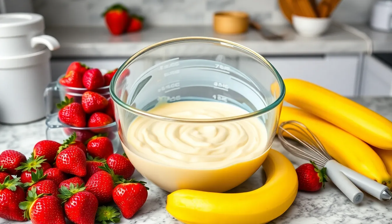 Easy Strawberry Banana Pudding Recipe - No-Bake Dessert in 30 Minutes 2 Easy Strawberry Banana Pudding Recipe - No-Bake Dessert in 30 Minutes 1