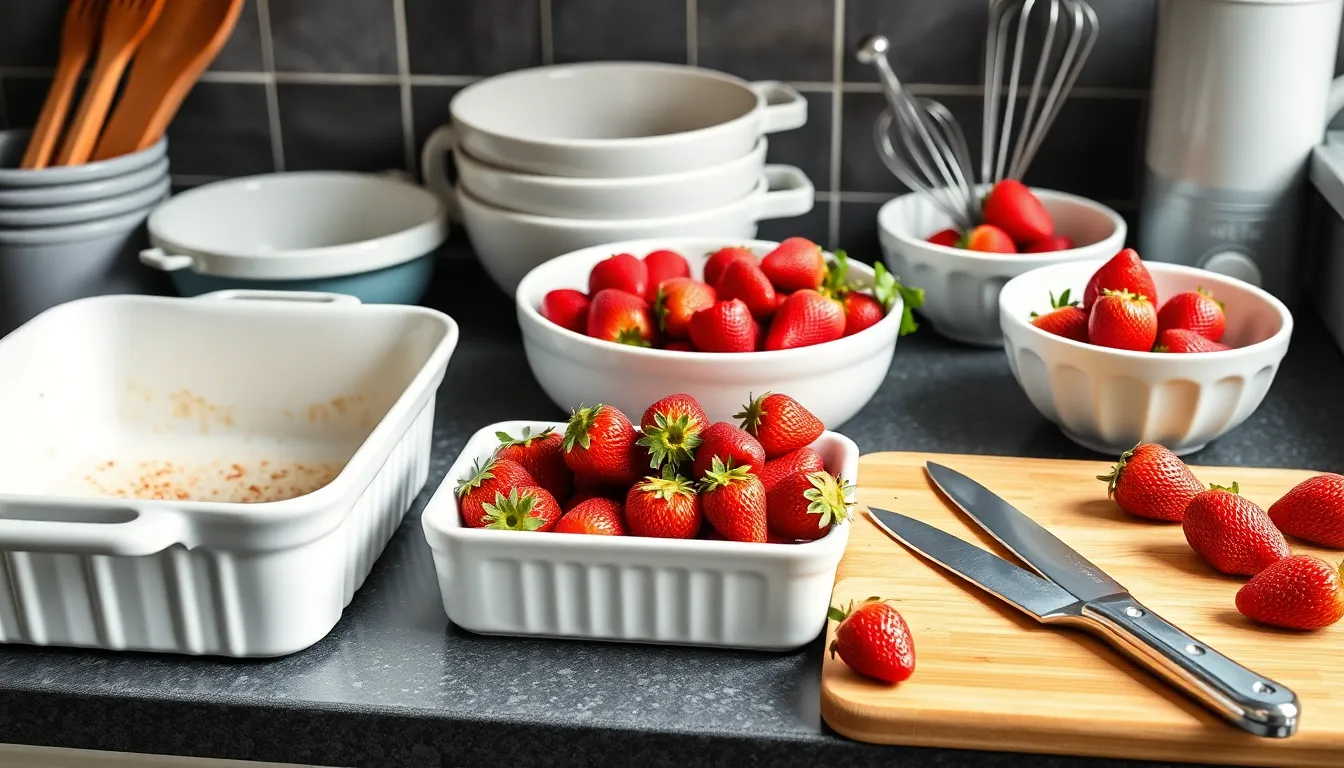 Easy Strawberry Cobbler Recipe: Perfect Summer Dessert in 30 Minutes 2 Easy Strawberry Cobbler Recipe: Perfect Summer Dessert in 30 Minutes 1
