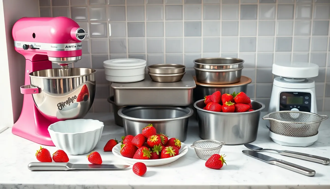 Easy Strawberry Cream Cake Recipe: Perfect Spring Dessert (Step-by-Step Guide) 2 Easy Strawberry Cream Cake Recipe: Perfect Spring Dessert (Step-by-Step Guide) 1