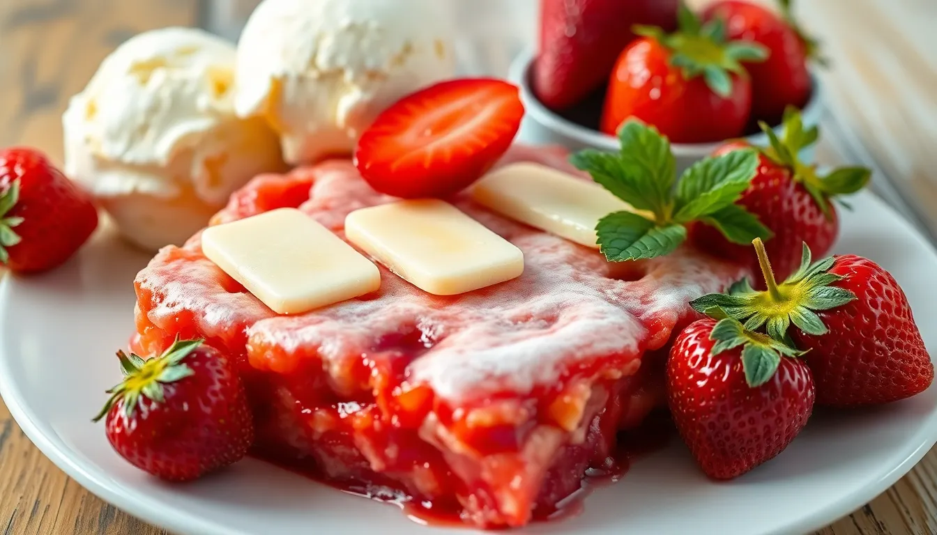 Easy Strawberry Dump Cake Recipe: 5-Ingredient Dessert Ready in 45 Minutes 2 Easy Strawberry Dump Cake Recipe: 5-Ingredient Dessert Ready in 45 Minutes 1