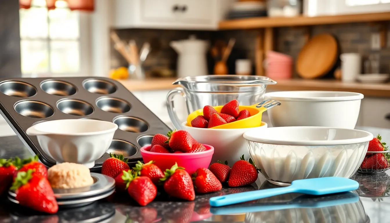 Perfect Strawberry Muffins Recipe: Bakery-Style Results Every Time 2 Perfect Strawberry Muffins Recipe: Bakery-Style Results Every Time 1
