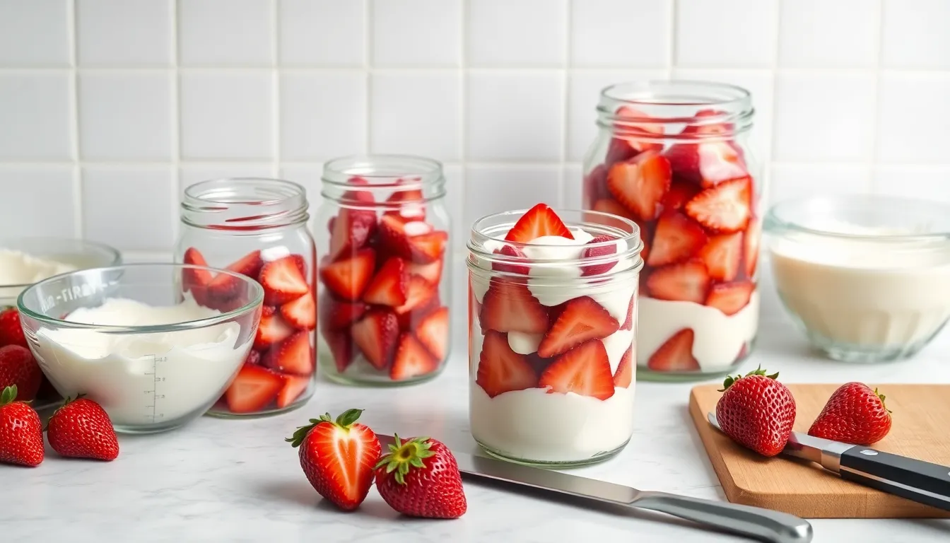 Easy Strawberry Parfait Recipe: 5-Minute Layered Dessert That Looks Fancy 2 Easy Strawberry Parfait Recipe: 5-Minute Layered Dessert That Looks Fancy 1