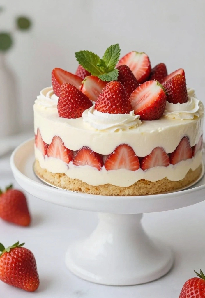 10 Aesthetic Baking Recipes for Beautiful Trendy Treat Creations 5. Vegan Strawberry Shortcake