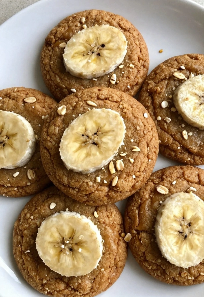 10 Aesthetic Baking Recipes for Beautiful Trendy Treat Creations 6. Caramelized Banana Oatmeal Cookies
