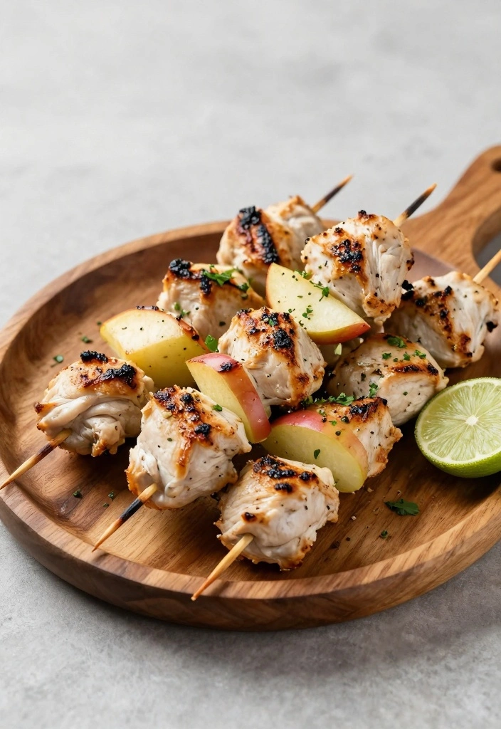 10 Apple Food Recipes for Savory Sweet Creative Dishes 23 10 Apple Food Recipes for Savory Sweet Creative Dishes 3. Apple Curry Chicken Skewers