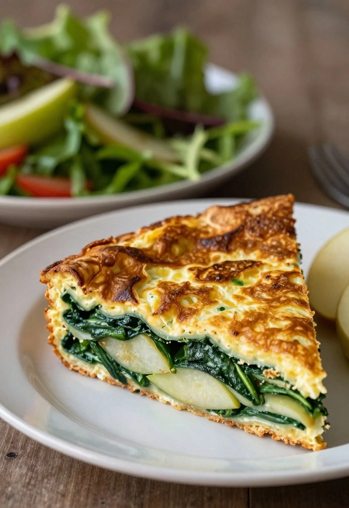 10 Apple Food Recipes for Savory Sweet Creative Dishes 45 10 Apple Food Recipes for Savory Sweet Creative Dishes 5. Apple Spinach Frittata