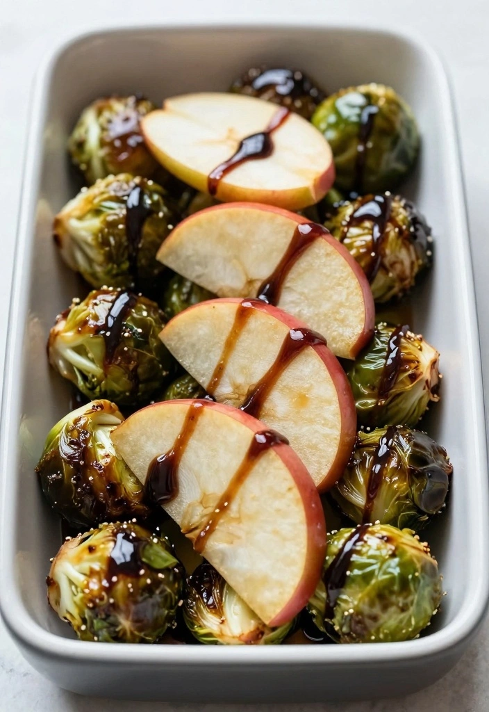 10 Apple Food Recipes for Savory Sweet Creative Dishes 67 10 Apple Food Recipes for Savory Sweet Creative Dishes 7. Balsamic Glazed Apple Brussels Sprouts
