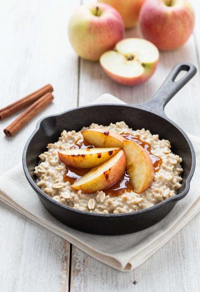10 Apple and Cinnamon Recipes for Classic Warm Spiced Comfort 45 10 Apple and Cinnamon Recipes for Classic Warm Spiced Comfort 5. Caramelized Apple Cinnamon Skillet Oatmeal