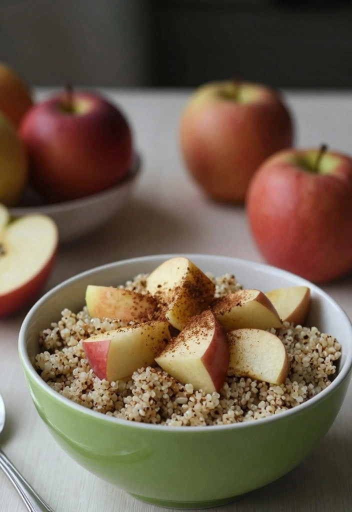 10 Apple and Cinnamon Recipes for Classic Warm Spiced Comfort 56 10 Apple and Cinnamon Recipes for Classic Warm Spiced Comfort 6. Apple Cinnamon Quinoa Bowl