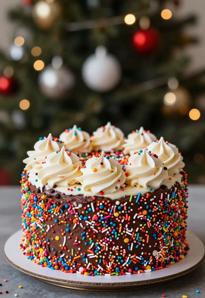 10 Birthday Cake Recipes for Fun Colorful Celebration Treats - 3. Chocolate Confetti Cake