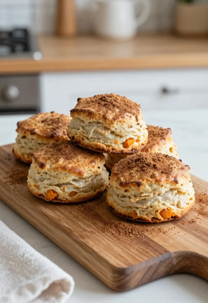 10 Biscuits Dessert Recipes for Sweet Crispy Comfort Treats 3. Cinnamon Sugar Sweet Potato Biscuits