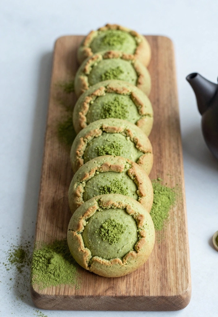 10 Biscuits Dessert Recipes for Sweet Crispy Comfort Treats 5. Matcha Green Tea Biscuits
