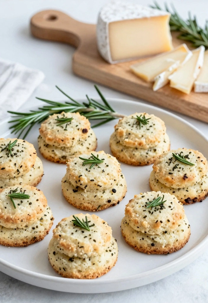 10 Biscuits Dessert Recipes for Sweet Crispy Comfort Treats 9. Olive Oil Rosemary Biscuits