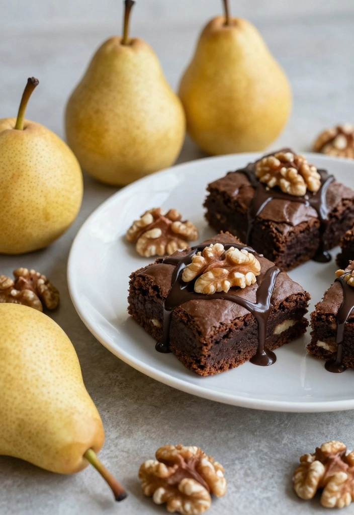 10 Canned Pear Dessert Recipes for Easy Soft Fruity Baking 100 10 Canned Pear Dessert Recipes for Easy Soft Fruity Baking 10. Pear and Walnut Brownies