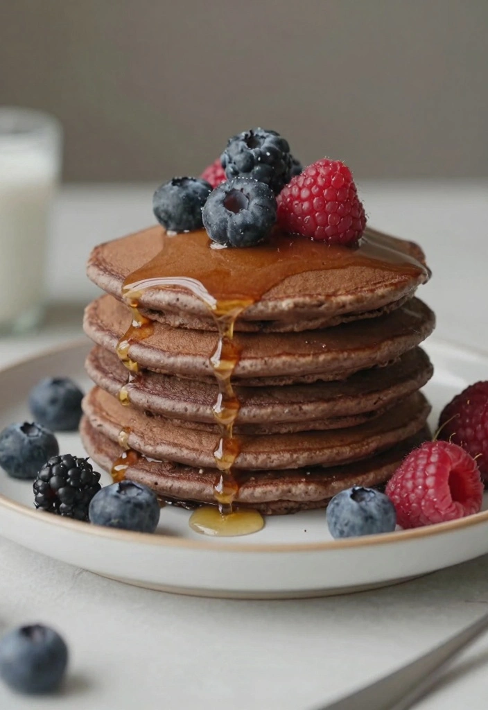 10 Chocolate Cake Mix Recipes for Rich Fast Delicious Desserts 3. Chocolate Cake Mix Pancakes