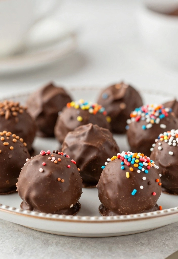 10 Chocolate Cake Mix Recipes for Rich Fast Delicious Desserts 5. Chocolate Cake Mix Truffles