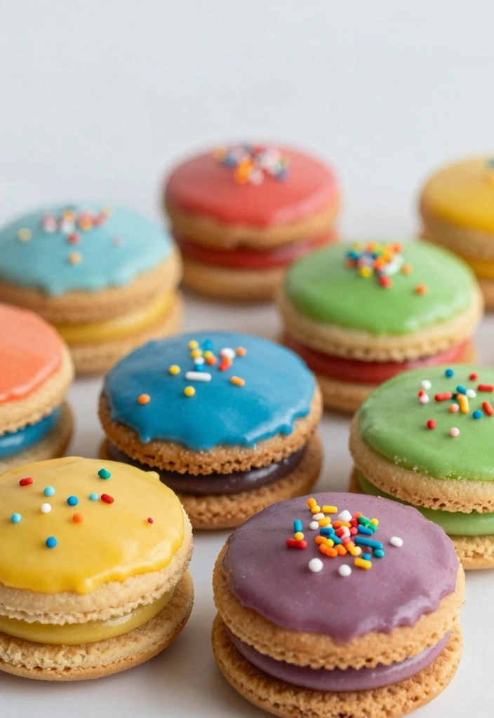 10 Creative Cookie Recipes for Fun Colorful Baking 9. Cookie Sandwiches