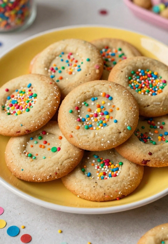 10 Crumbl Cookie Recipes for Big Soft Bakery Style Cookies - 10. Funfetti Crumbl Cookies