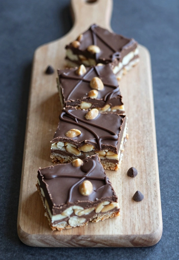 10 Dessert Recipes Without Flour for Light Simple Gluten Free Treats - 4. No-Bake Chocolate Peanut Butter Bars