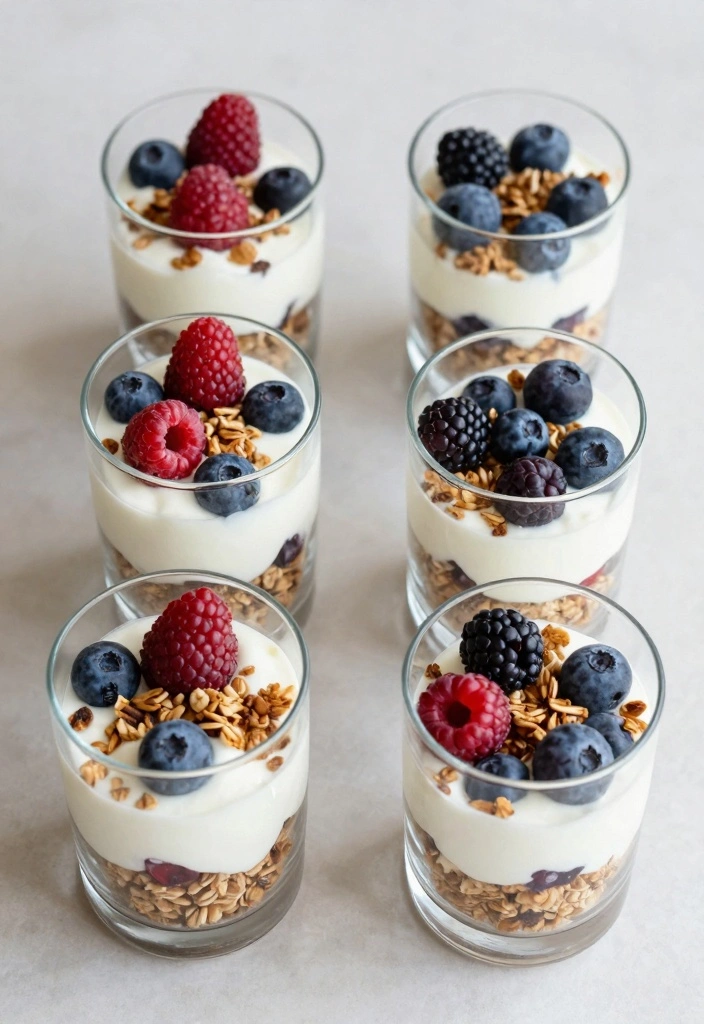 10 Dessert Recipes Without Flour for Light Simple Gluten Free Treats - 5. Fruity Yogurt Parfaits
