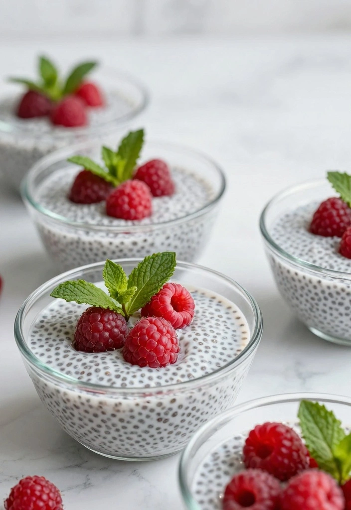 10 Dessert Recipes Without Flour for Light Simple Gluten Free Treats - 8. Raspberry Chia Seed Pudding