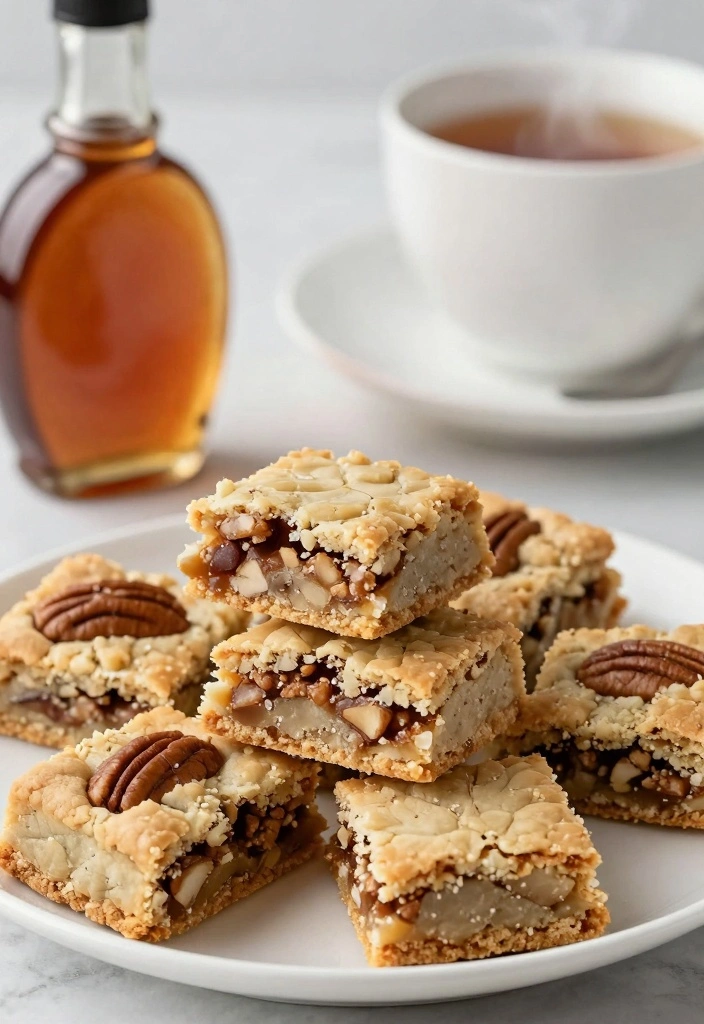 10 Easy Cookie Bar Recipes for Quick Chewy Crowd Pleasing Treats 45 10 Easy Cookie Bar Recipes for Quick Chewy Crowd Pleasing Treats 5. Maple Pecan Shortbread Bars