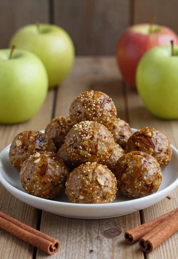 10 Fall Apple Recipes for Warm Spiced Cozy Seasonal Flavor 5. Apple Cinnamon Energy Balls