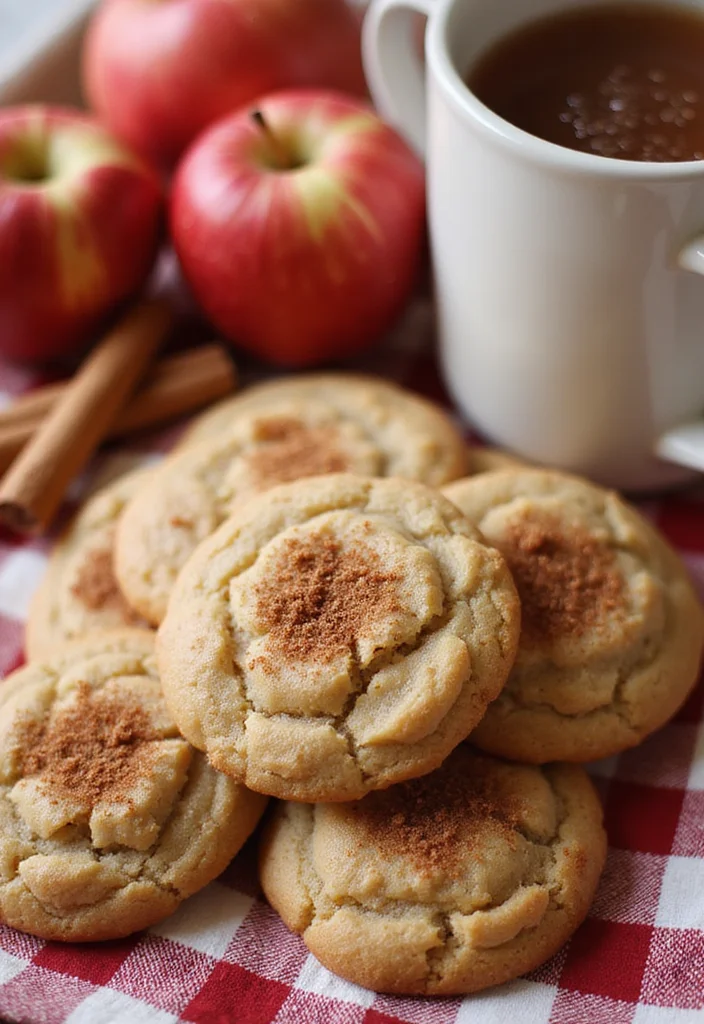 10 Fall Cookie Recipes for Warm Spiced Seasonal Flavor - 3. Cinnamon Apple Cider Cookies