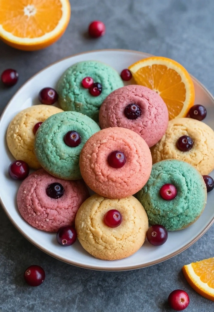 10 Fall Cookie Recipes for Warm Spiced Seasonal Flavor - 6. Cranberry Orange Cookies