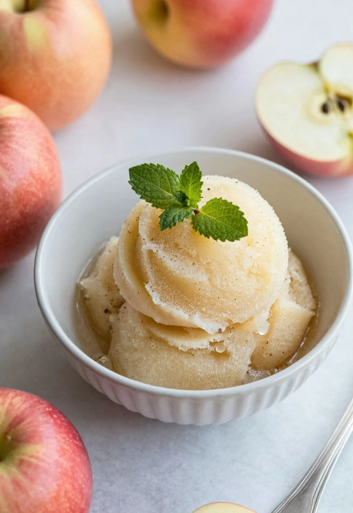 10 Freezable Apple Recipes for Easy Make Ahead Treats 45 10 Freezable Apple Recipes for Easy Make Ahead Treats 5. Spiced Apple Sorbet