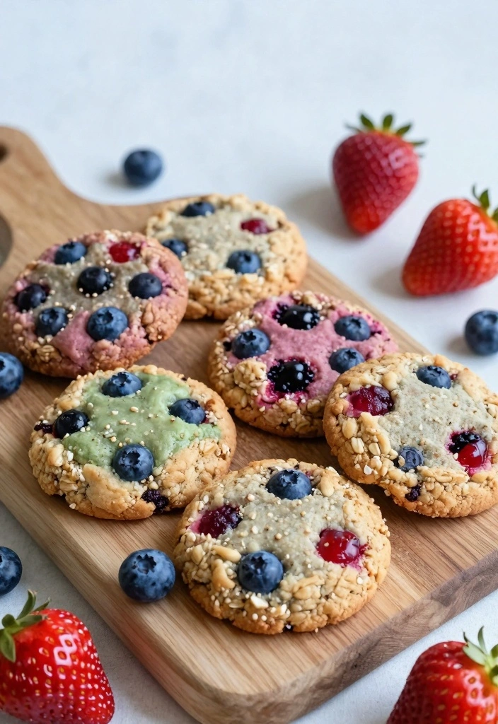 10 Fun Holiday Cookie Recipes for Bright Cheerful Festive Treats 4. Berry Oatmeal Cookies
