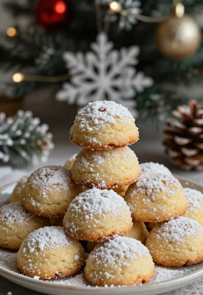 10 Fun Holiday Cookie Recipes for Bright Cheerful Festive Treats 6. Snowball Cookies