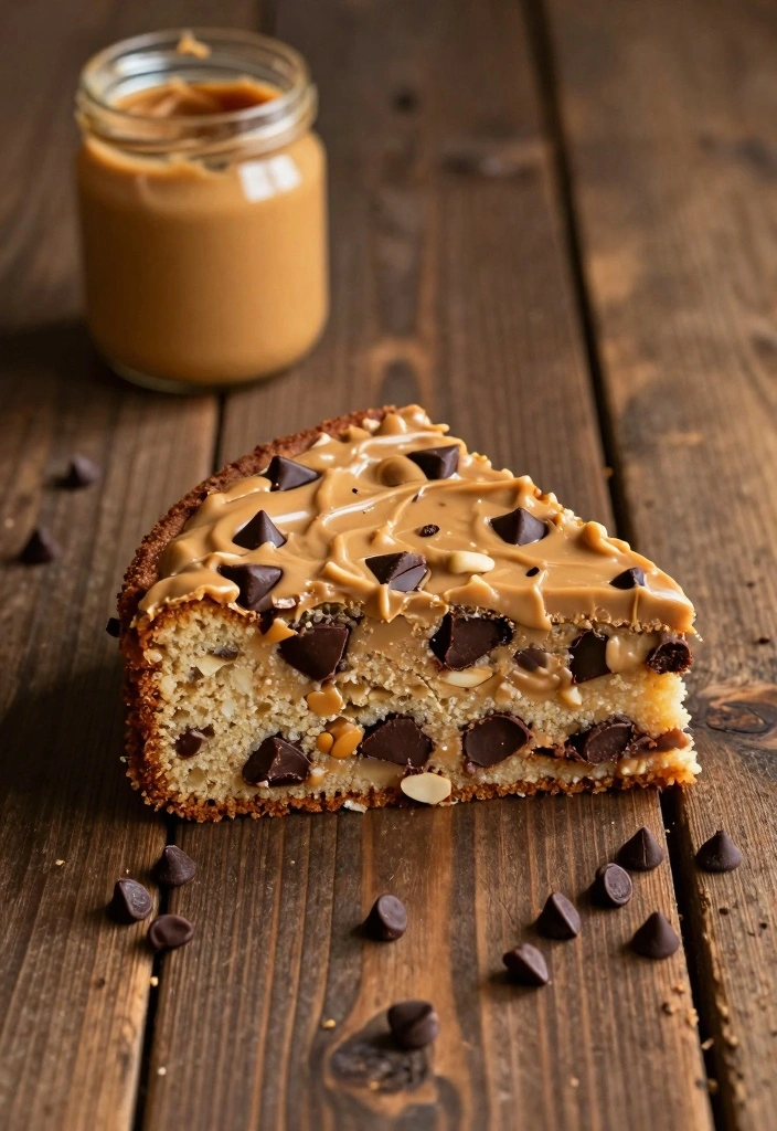 10 Healthier Cake Recipes for Light Sweet Balanced Treats - 6. Peanut Butter Chocolate Chip Cake