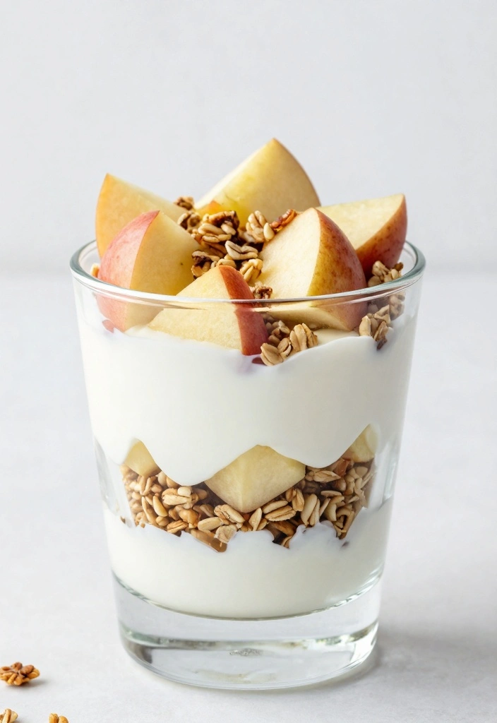 10 Healthy Apple Recipes for Nutritious Sweet Seasonal Flavor 78 10 Healthy Apple Recipes for Nutritious Sweet Seasonal Flavor 8. Apple Greek Yogurt Parfait