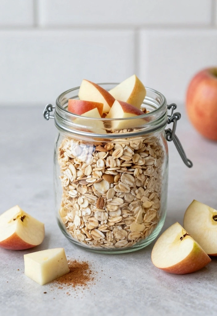 10 Low Calorie Apple Recipes for Light Guilt Free Enjoyment 9. Apple and Cinnamon Overnight Oats