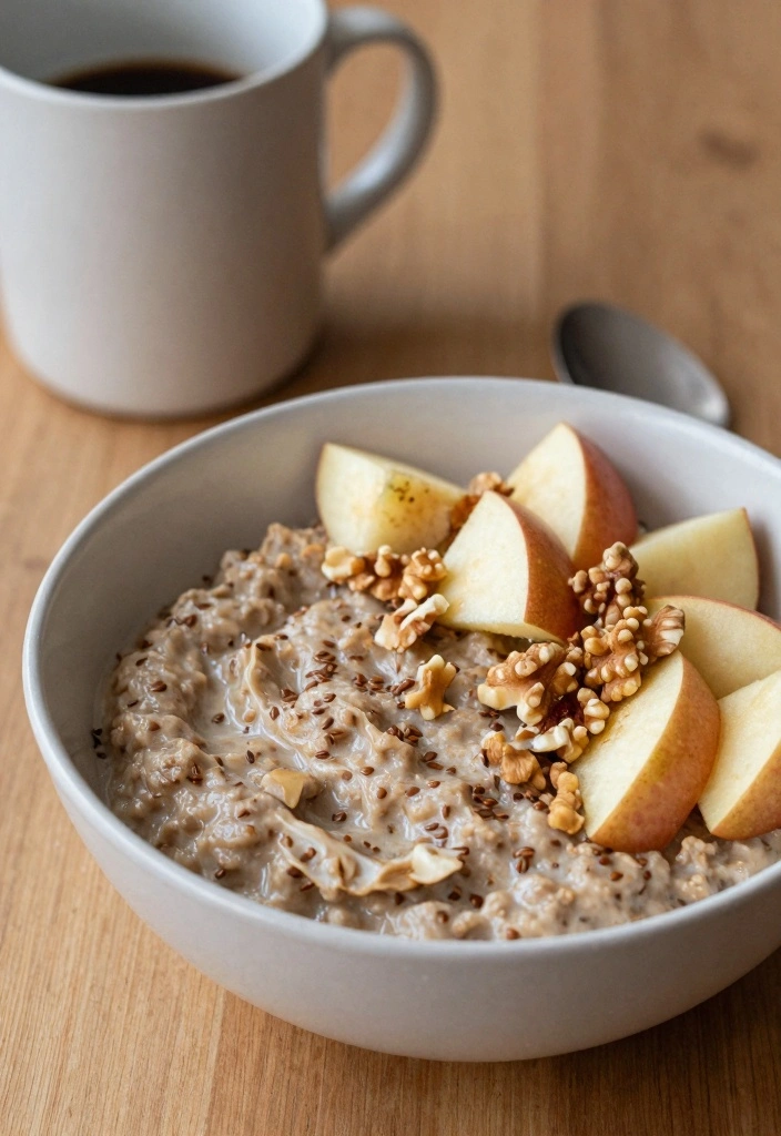 10 Low Carb Apple Recipes for Fresh Flavor Without Sugar 10. Apple Cinnamon Flaxseed Porridge
